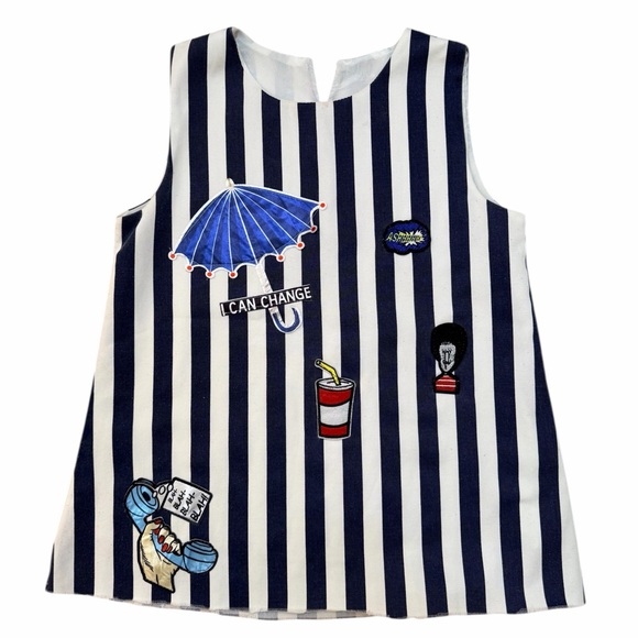 VINTAGE RARE RETRO PATCHWORK TOP. - Picture 4 of 10